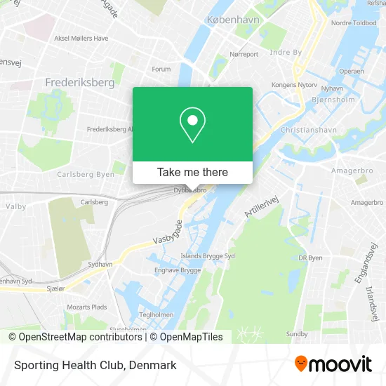Sporting Health Club map