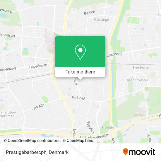 Prestigebarbercph map