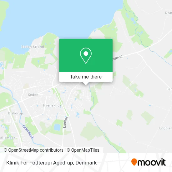 Klinik For Fodterapi Agedrup map