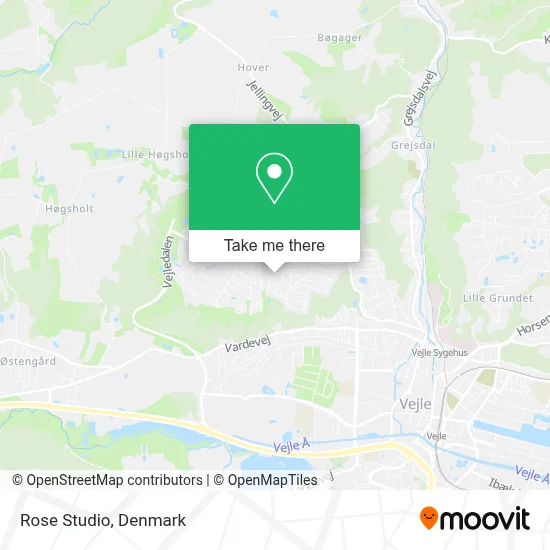 Rose Studio map