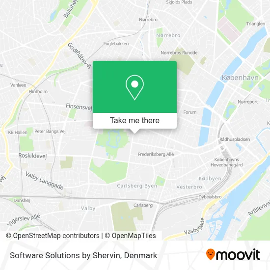 Software Solutions by Shervin map