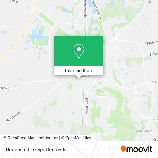 Hedensted Terapi map