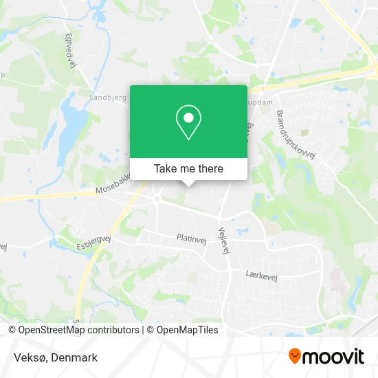 Veksø map