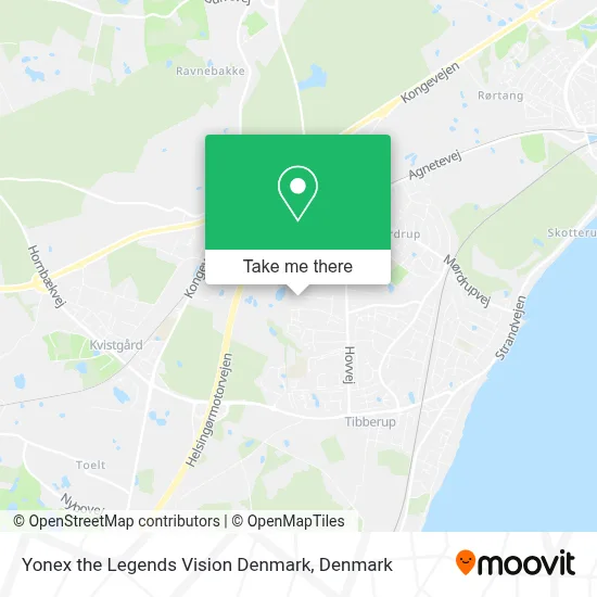 Yonex the Legends Vision Denmark map