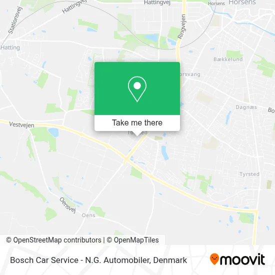Bosch Car Service - N.G. Automobiler map