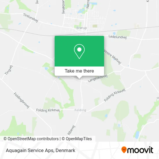 Aquagain Service Aps map