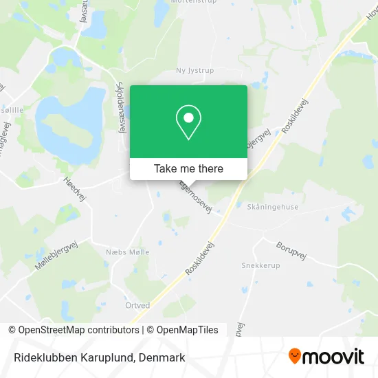 Rideklubben Karuplund map