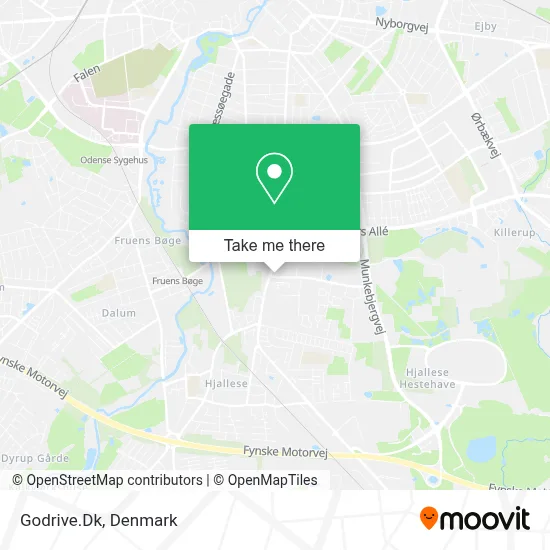 Godrive.Dk map