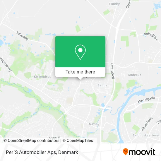 Per´S Automobiler Aps map