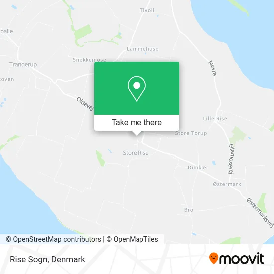 Rise Sogn map