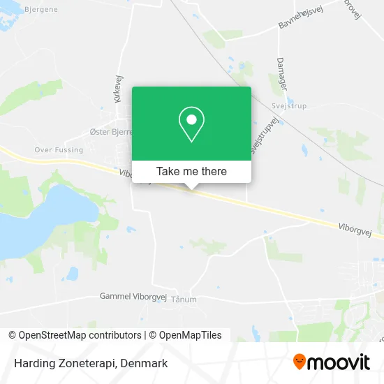 Harding Zoneterapi map