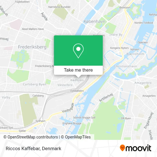 Riccos Kaffebar map