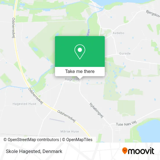 Skole Hagested map