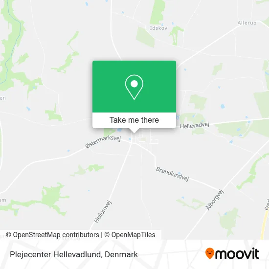 Plejecenter Hellevadlund map