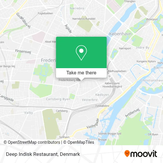 Deep Indisk Restaurant map