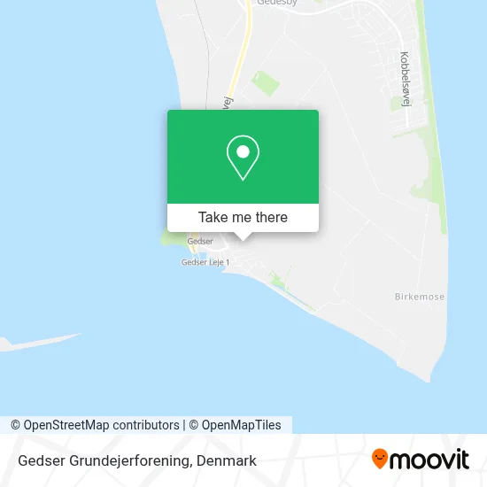 Gedser Grundejerforening map