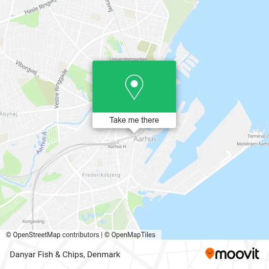 Danyar Fish & Chips map