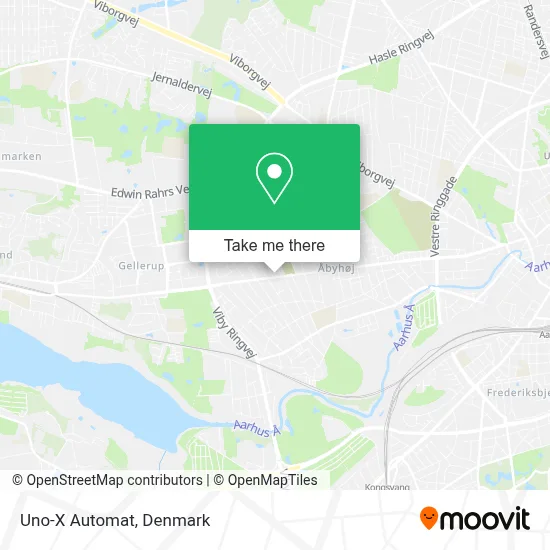 Uno-X Automat map