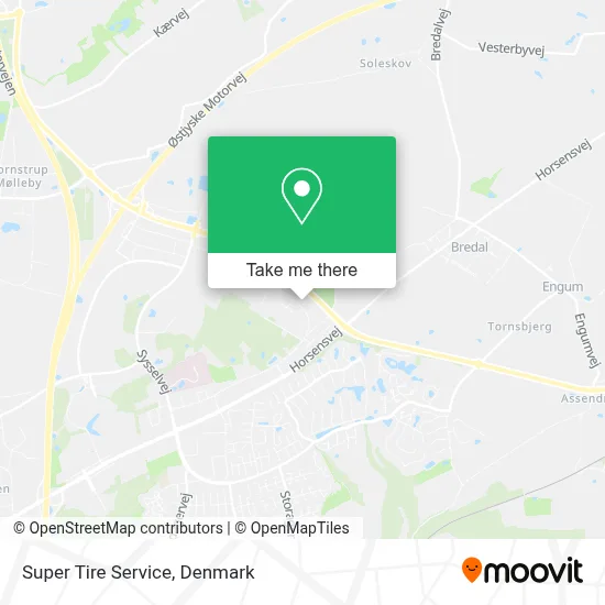 Super Tire Service map