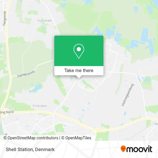Shell Station map