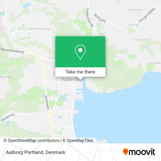 Aalborg Portland map
