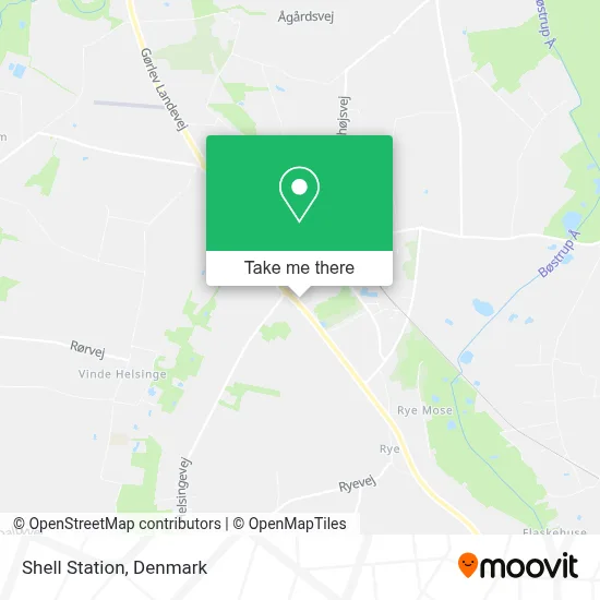 Shell Station map