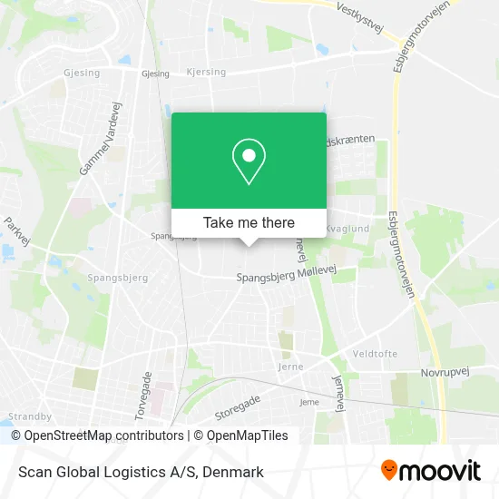 Scan Global Logistics A/S map