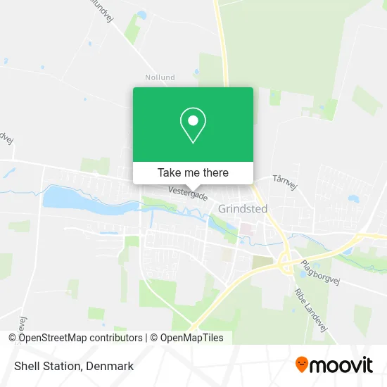Shell Station map