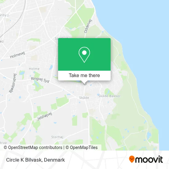 Circle K Bilvask map