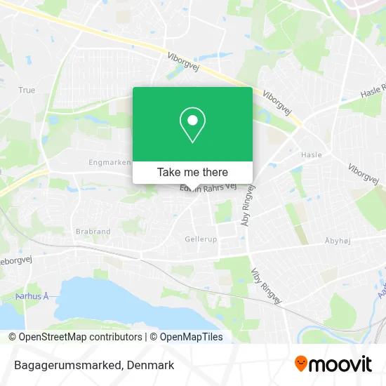Bagagerumsmarked map
