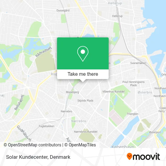 Solar Kundecenter map