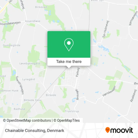 Chainable Consulting map