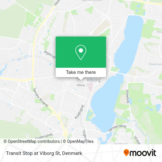 Transit Stop at Viborg St map