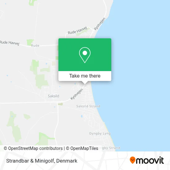 Strandbar & Minigolf map