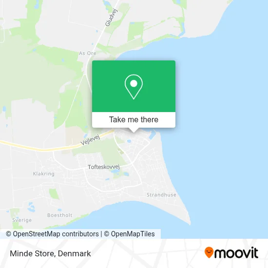 Minde Store map