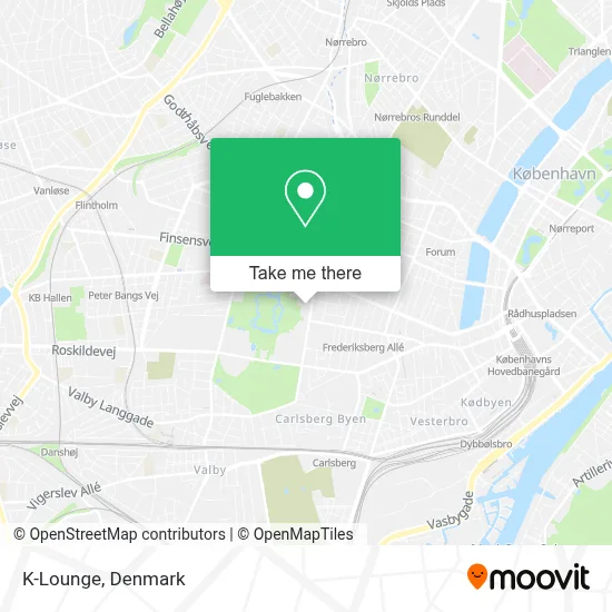 K-Lounge map