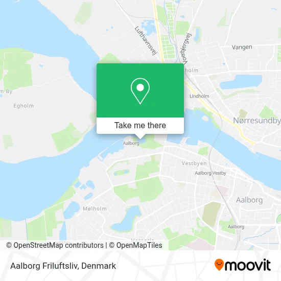 Aalborg Friluftsliv map
