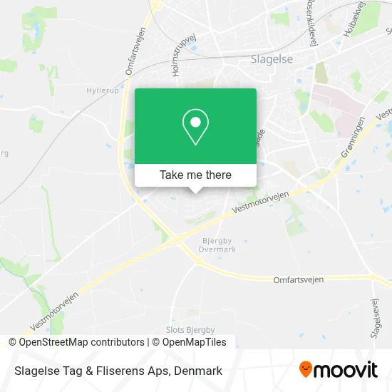 Slagelse Tag & Fliserens Aps map