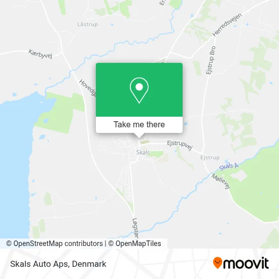 Skals Auto Aps map