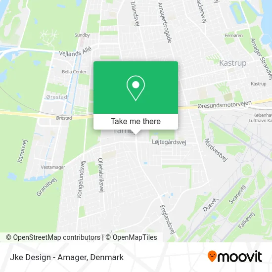 Jke Design - Amager map