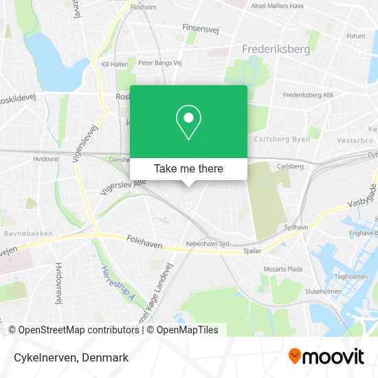Cykelnerven map