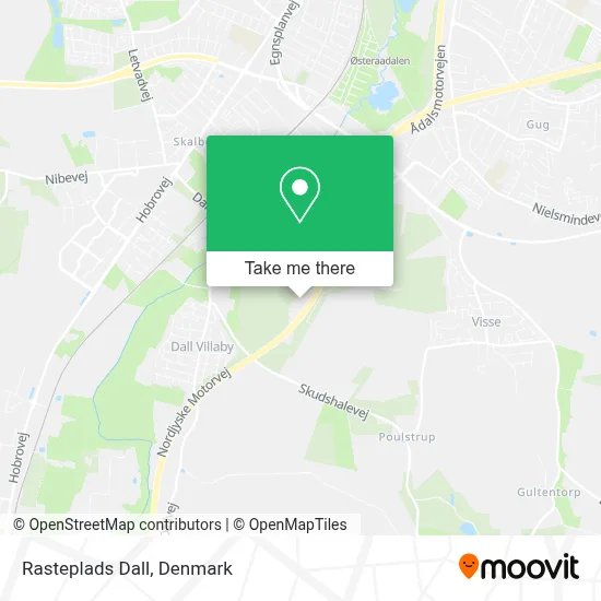 Rasteplads Dall map