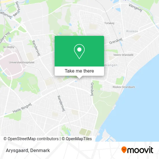 Arysgaard map