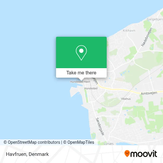 Havfruen map
