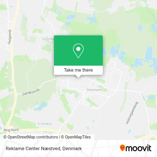 Reklame Center Næstved map