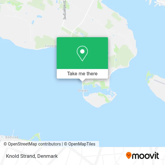 Knold Strand map