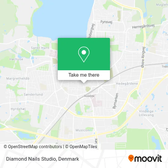 Diamond Nails Studio map