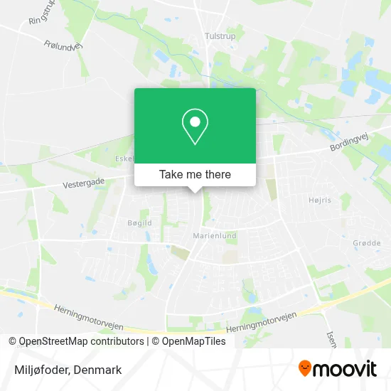 Miljøfoder map