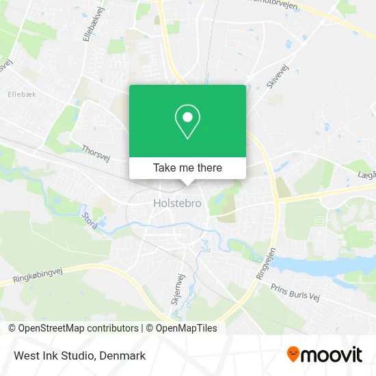 West Ink Studio map