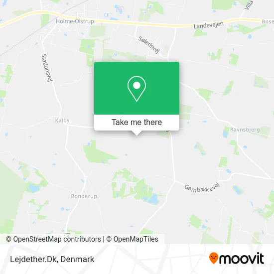 Lejdether.Dk map